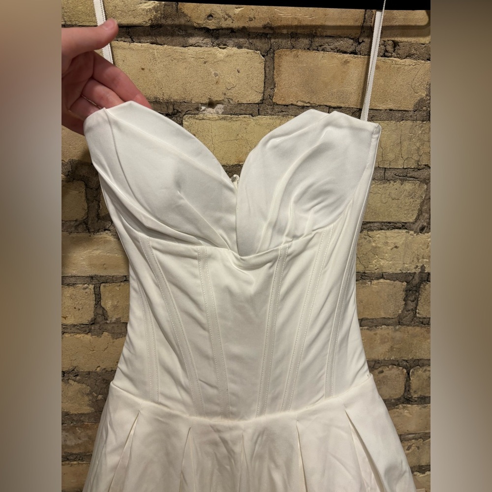 House of CB White Strapless Midi Dress - Picture 8 of 9